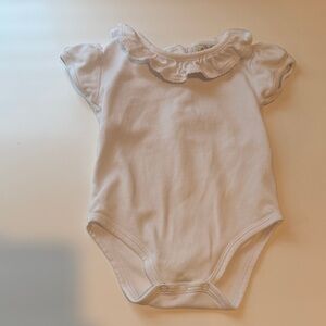 TBBC ruffled collar onesie